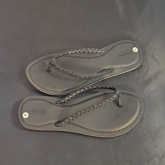 BRAND NEW AIR BALANCE BRAIDED STRAP DETAILS SLIP-ON FLAT SANDAL - Picture 6 of 13